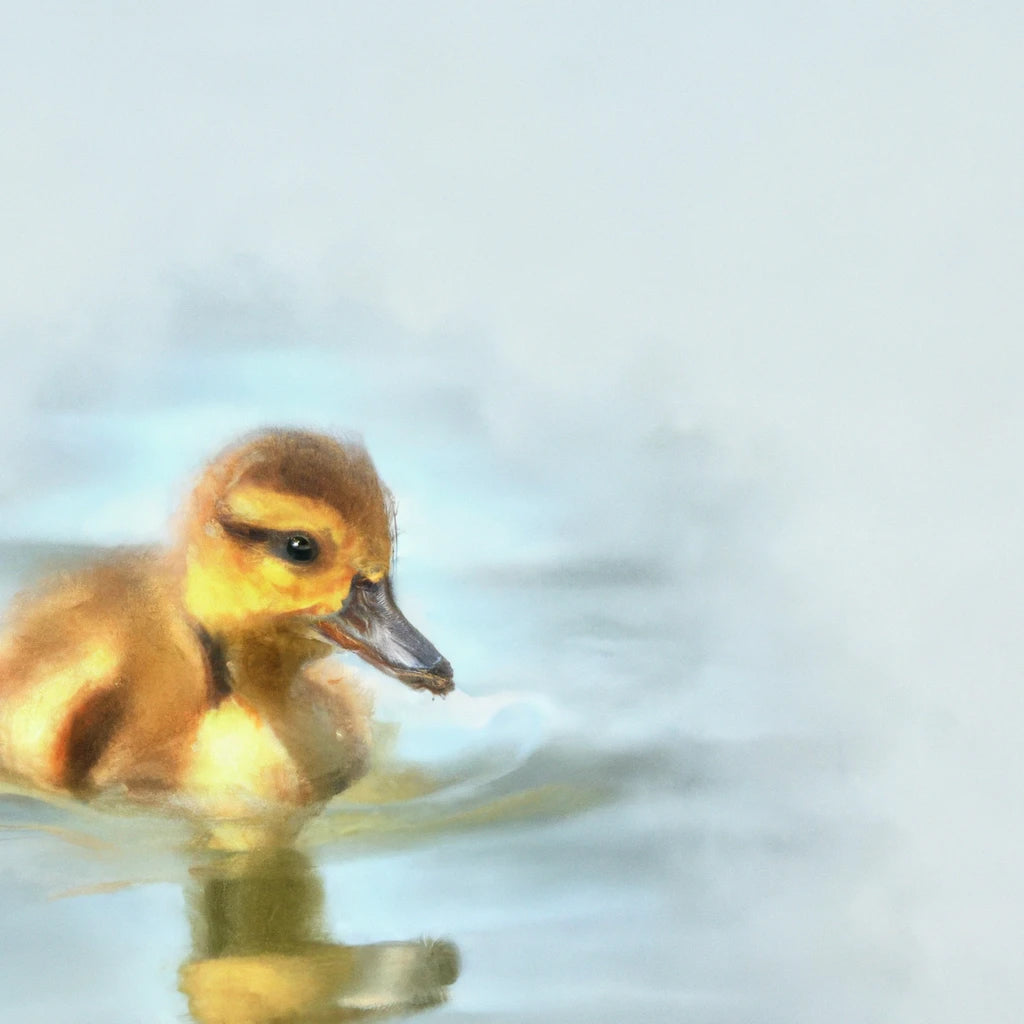 Happy Duck on a Solo Swim | Nature Photography | shops Handmade Photography Print