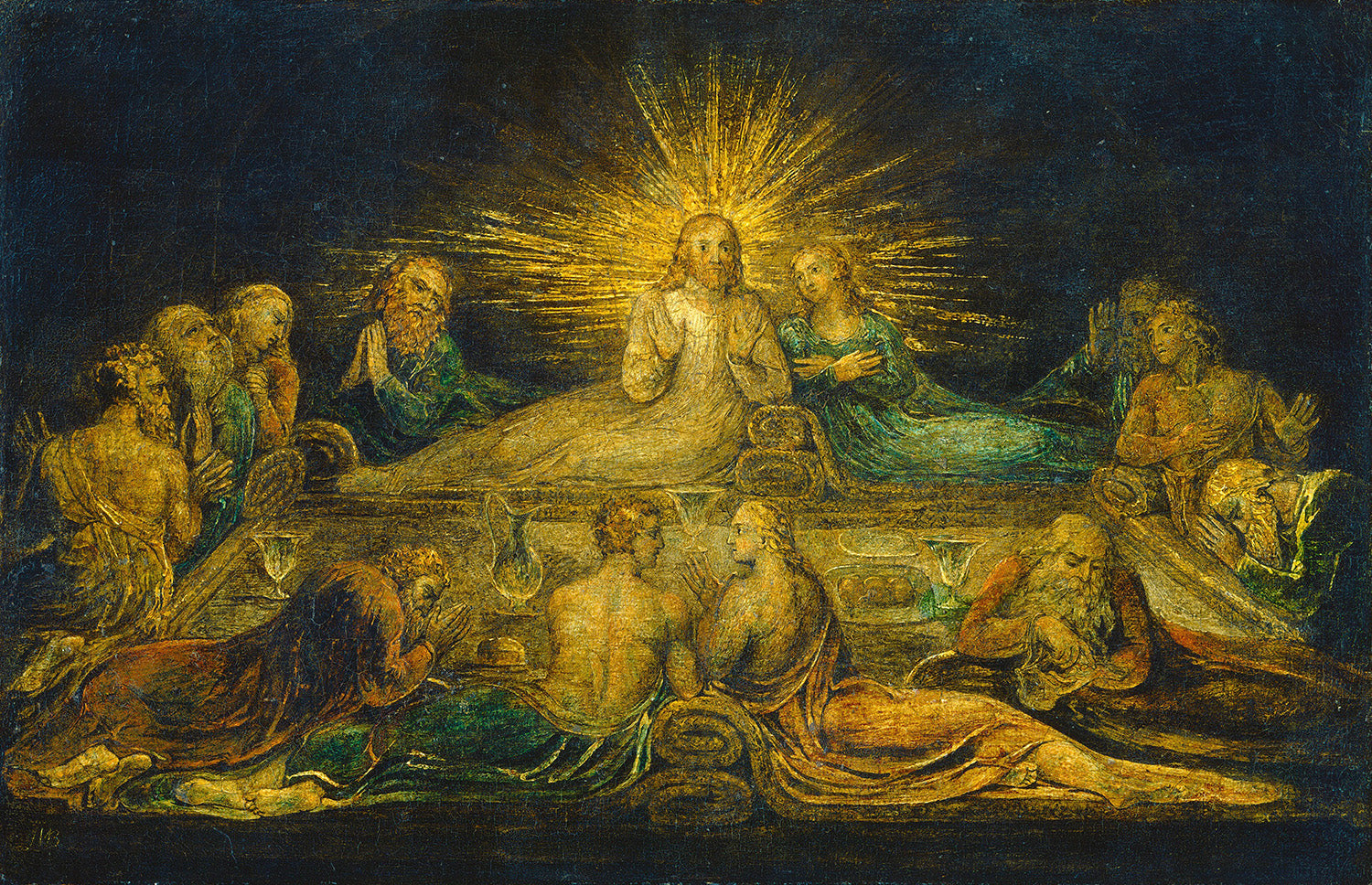 The Last Supper by William Blake Art Print Keep Calm Collection