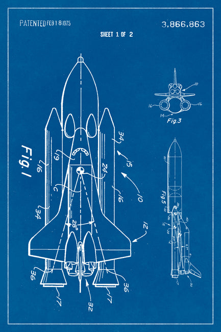 large space shuttle paper model