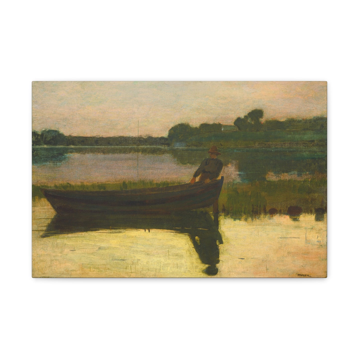 Sunset by Winslow Homer Canvas Print