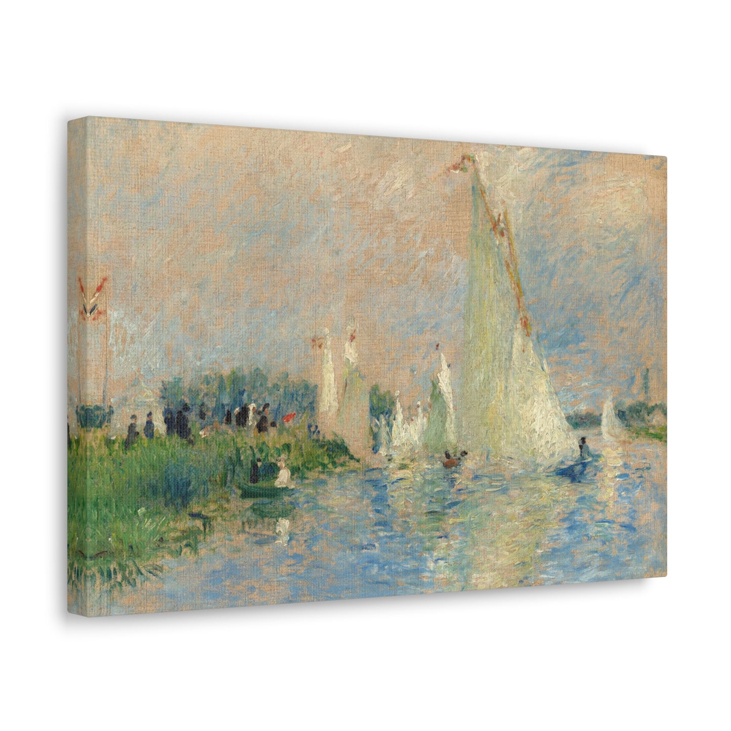 Regatta at Argenteuil by Auguste Renoir Canvas Print