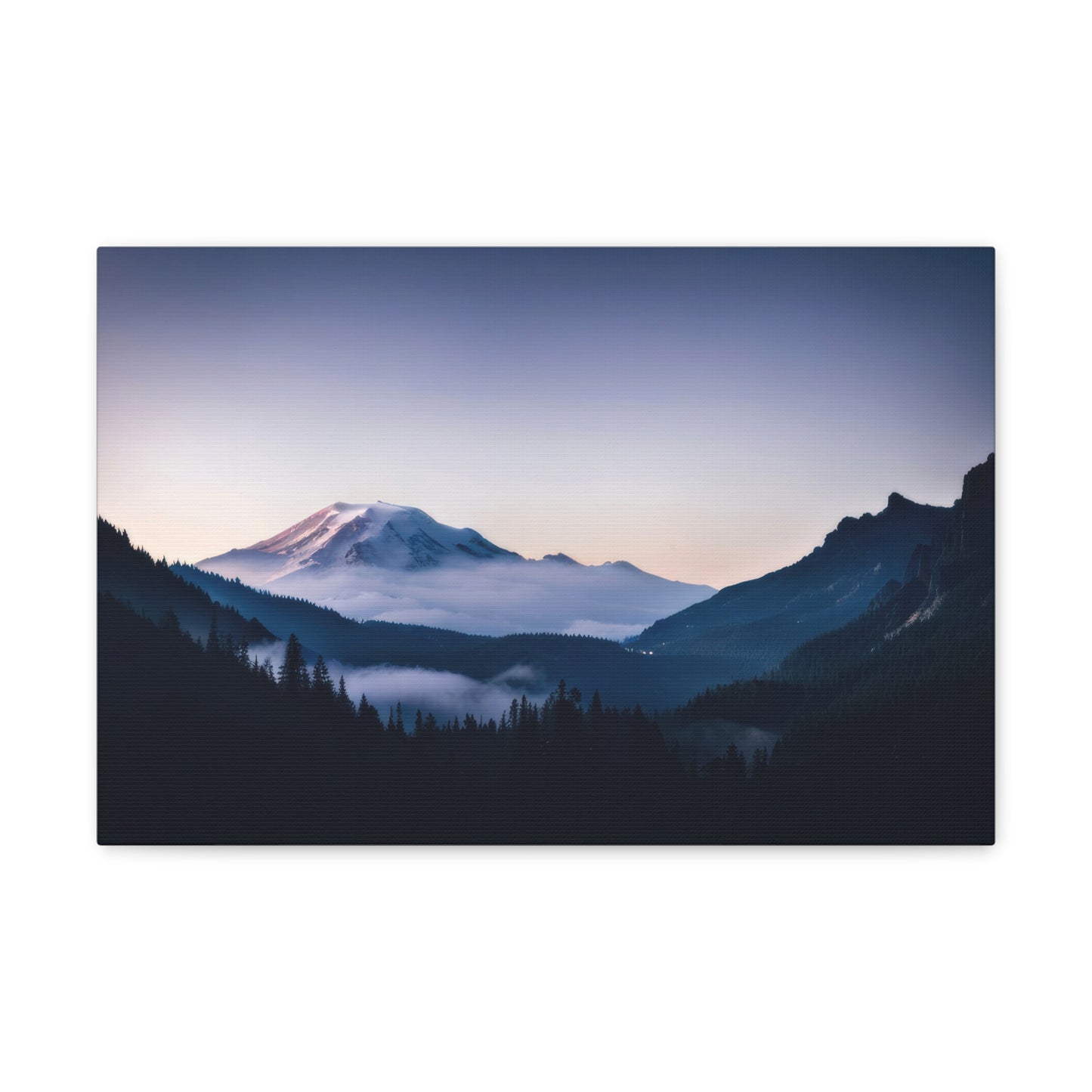 Mount Rainier Scenic Landscape Photo IV Canvas Print