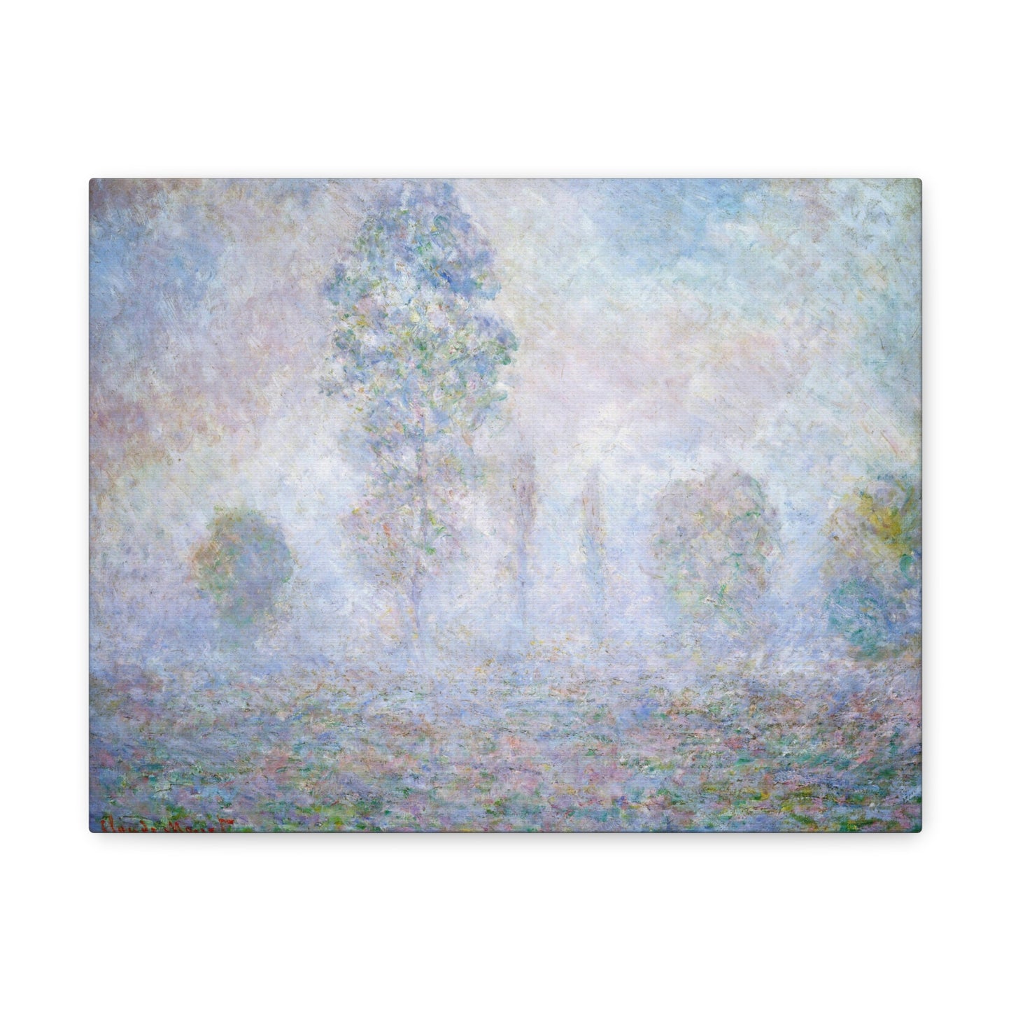 Morning Haze by Claude Monet Canvas Print