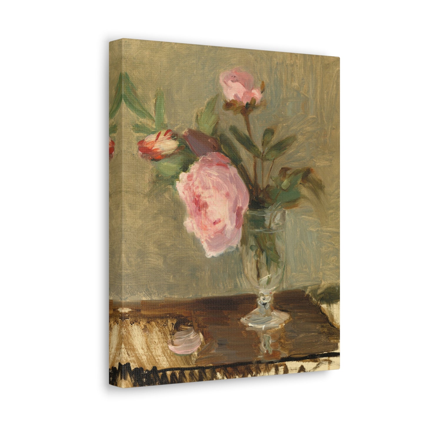 Peonies by Berthe Morisot Canvas Print