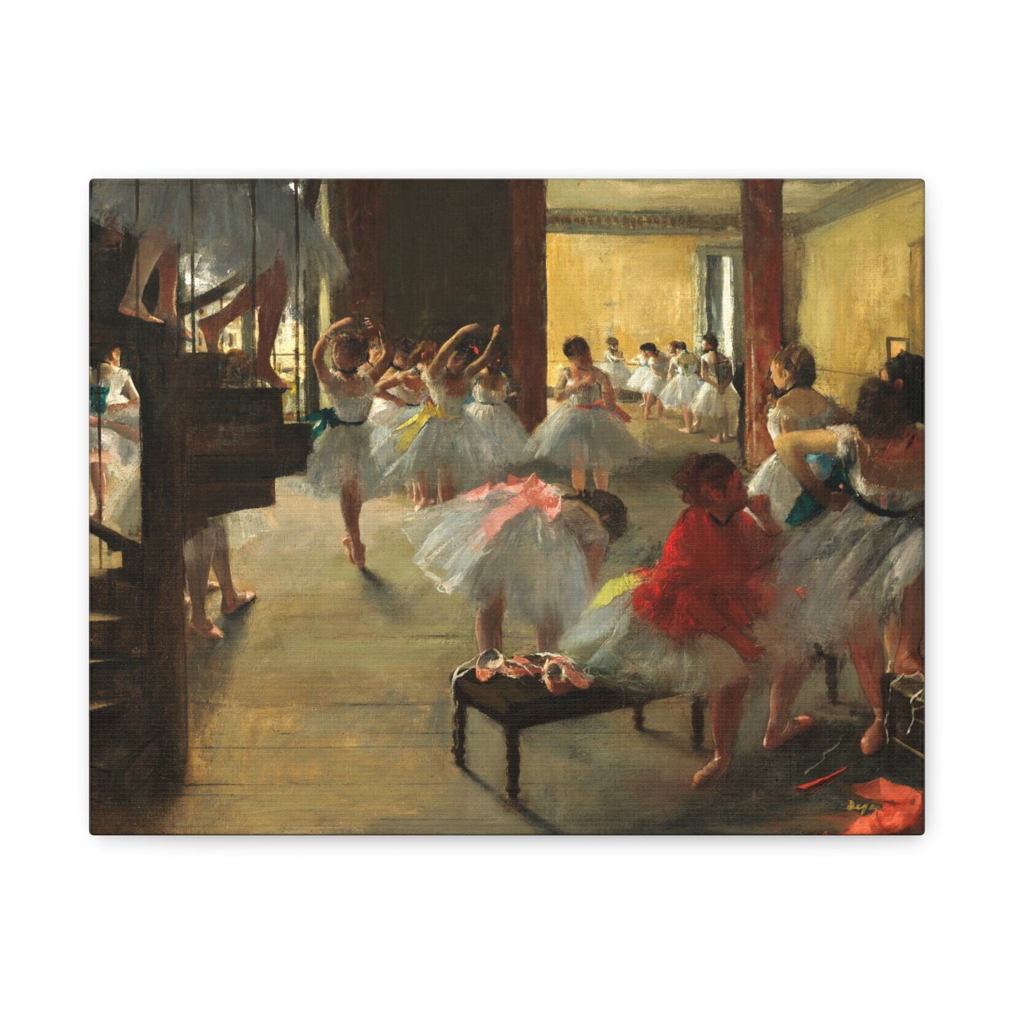 The Dance Class by Edgar Degas Canvas Print