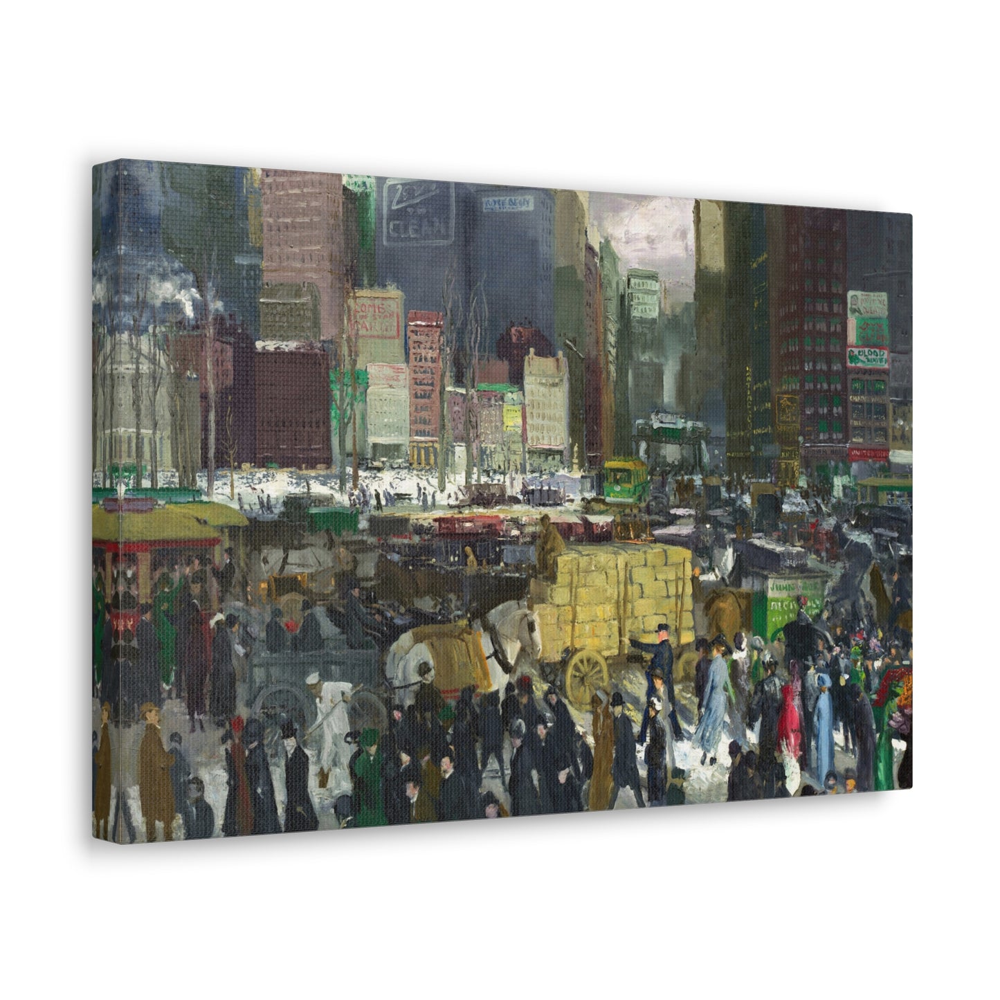 New York by George Bellows Canvas Print