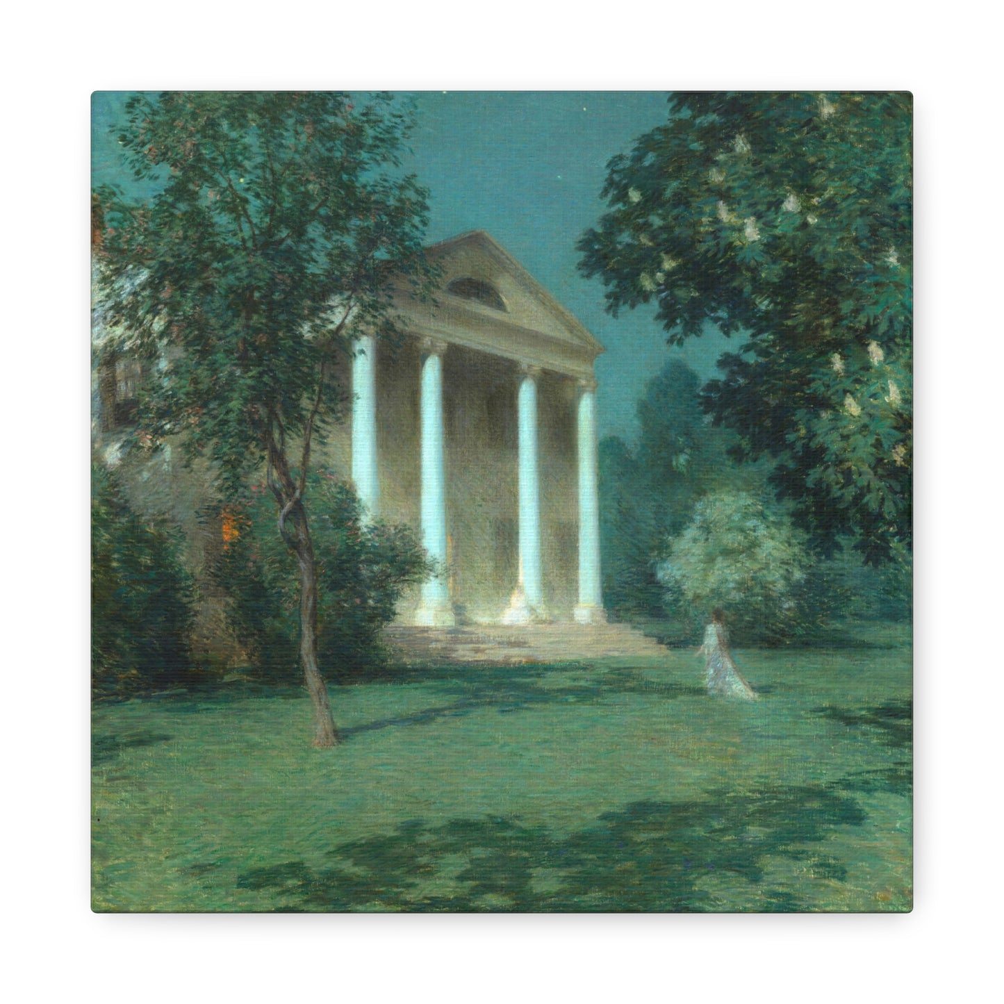 May Night by Willard Leroy Metcalf Canvas Print