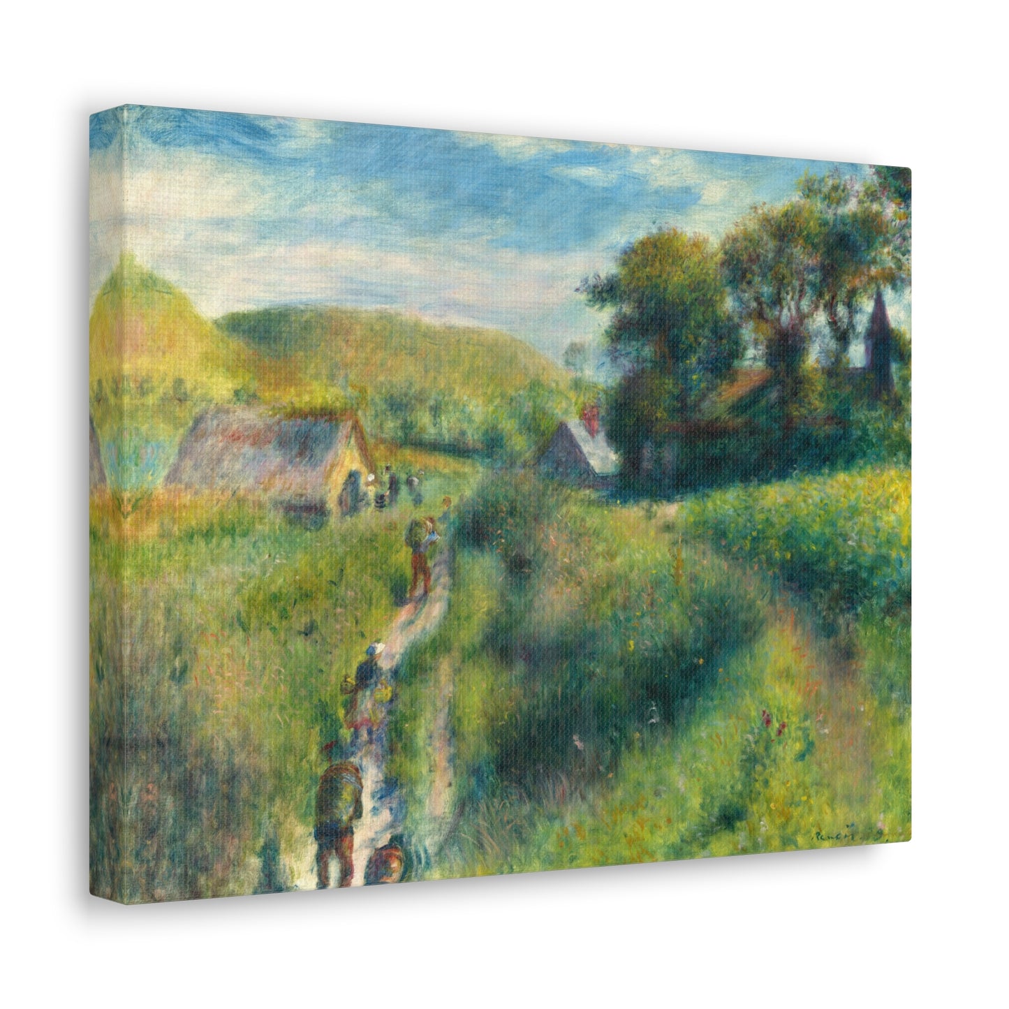 The Mussel Harvest by Auguste Renoir Canvas Print