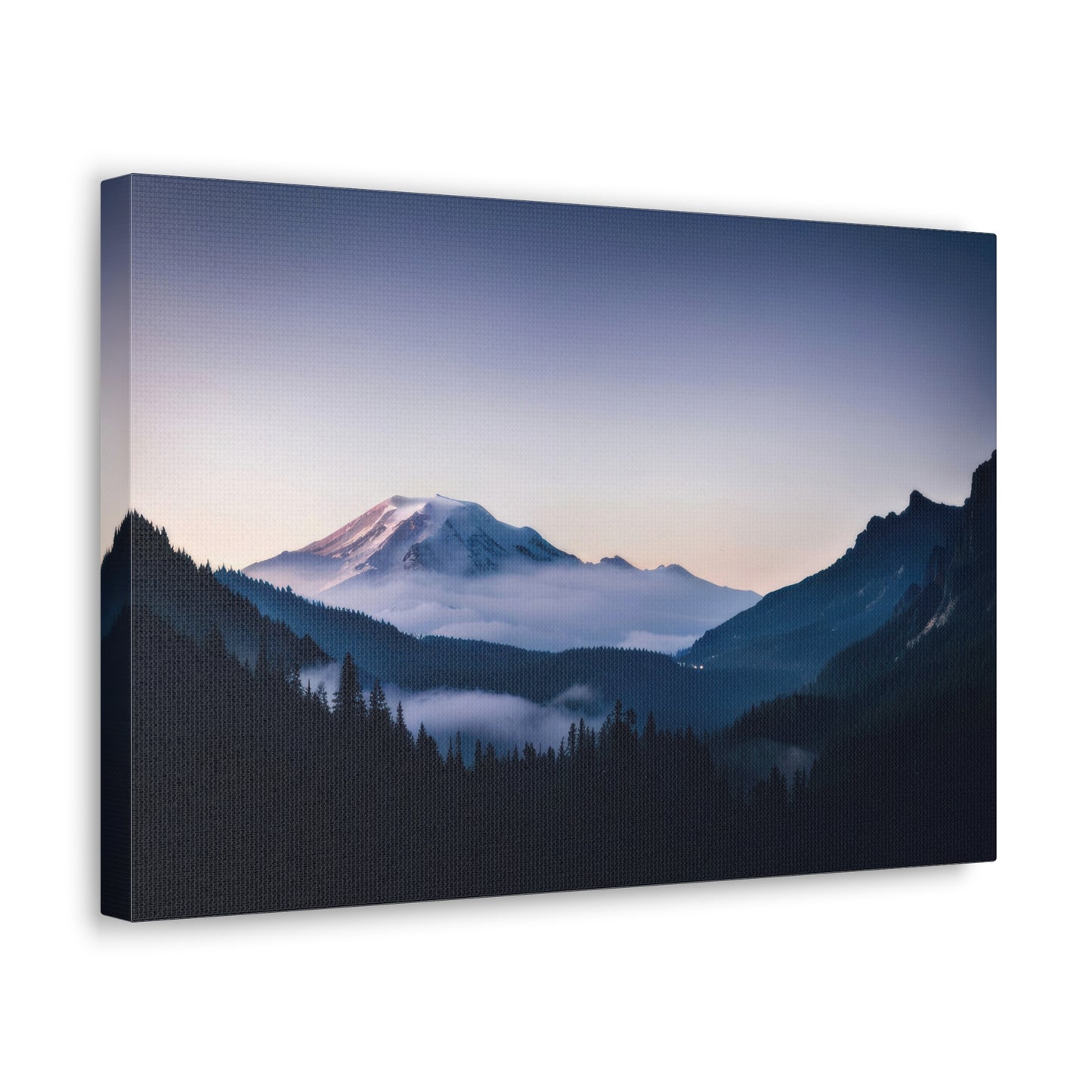 Mount Rainier Scenic Landscape Photo IV Canvas Print