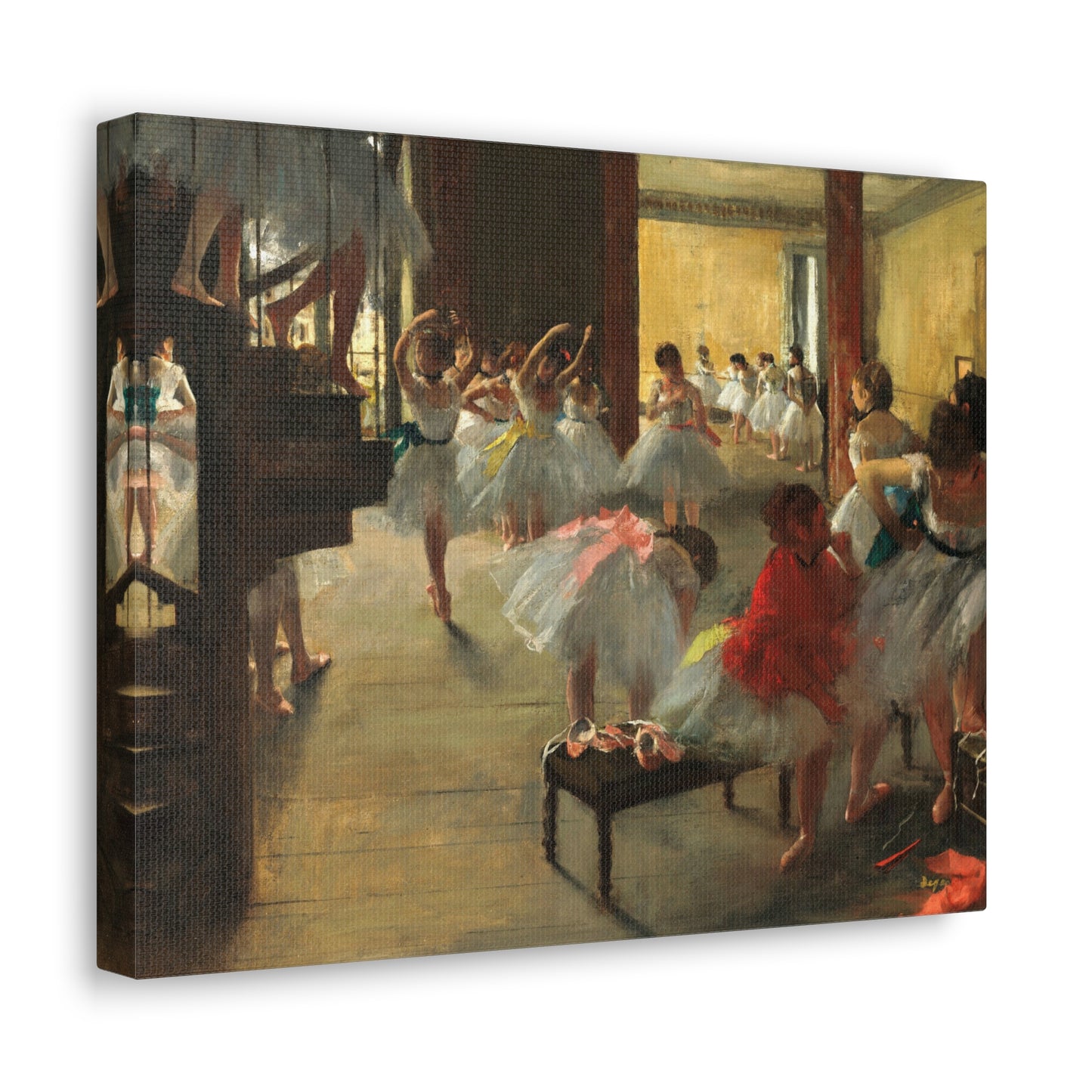 The Dance Class by Edgar Degas Canvas Print