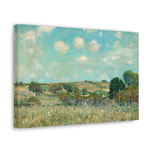 Meadow by Alfred Sisley Canvas Print