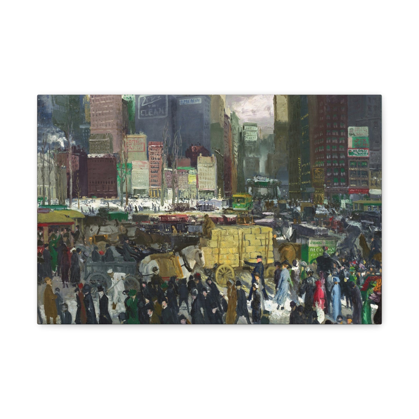 New York by George Bellows Canvas Print