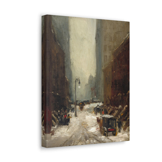 Snow in New York by Robert Henri Canvas Print