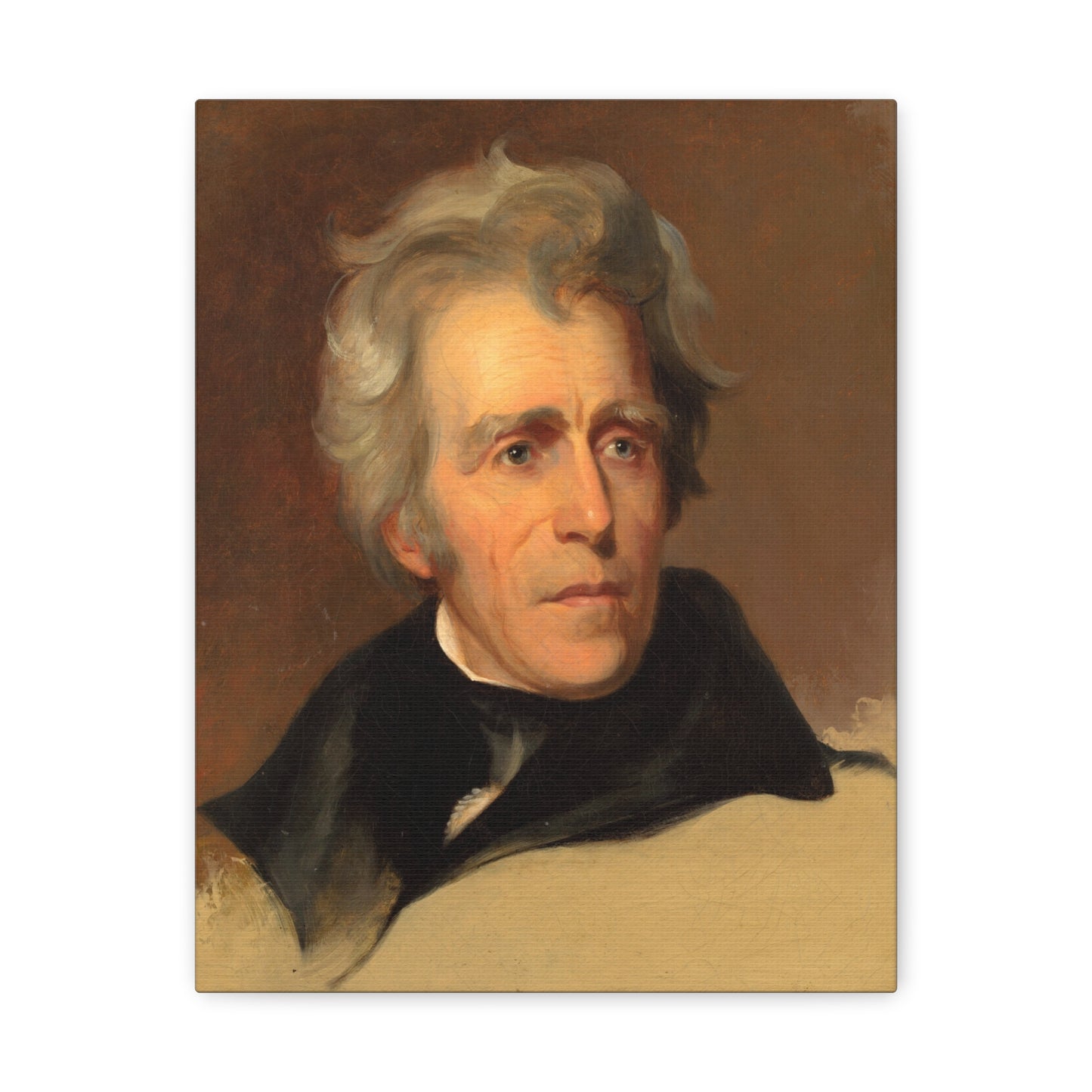 Andrew Jackson by Thomas Sully Canvas Print