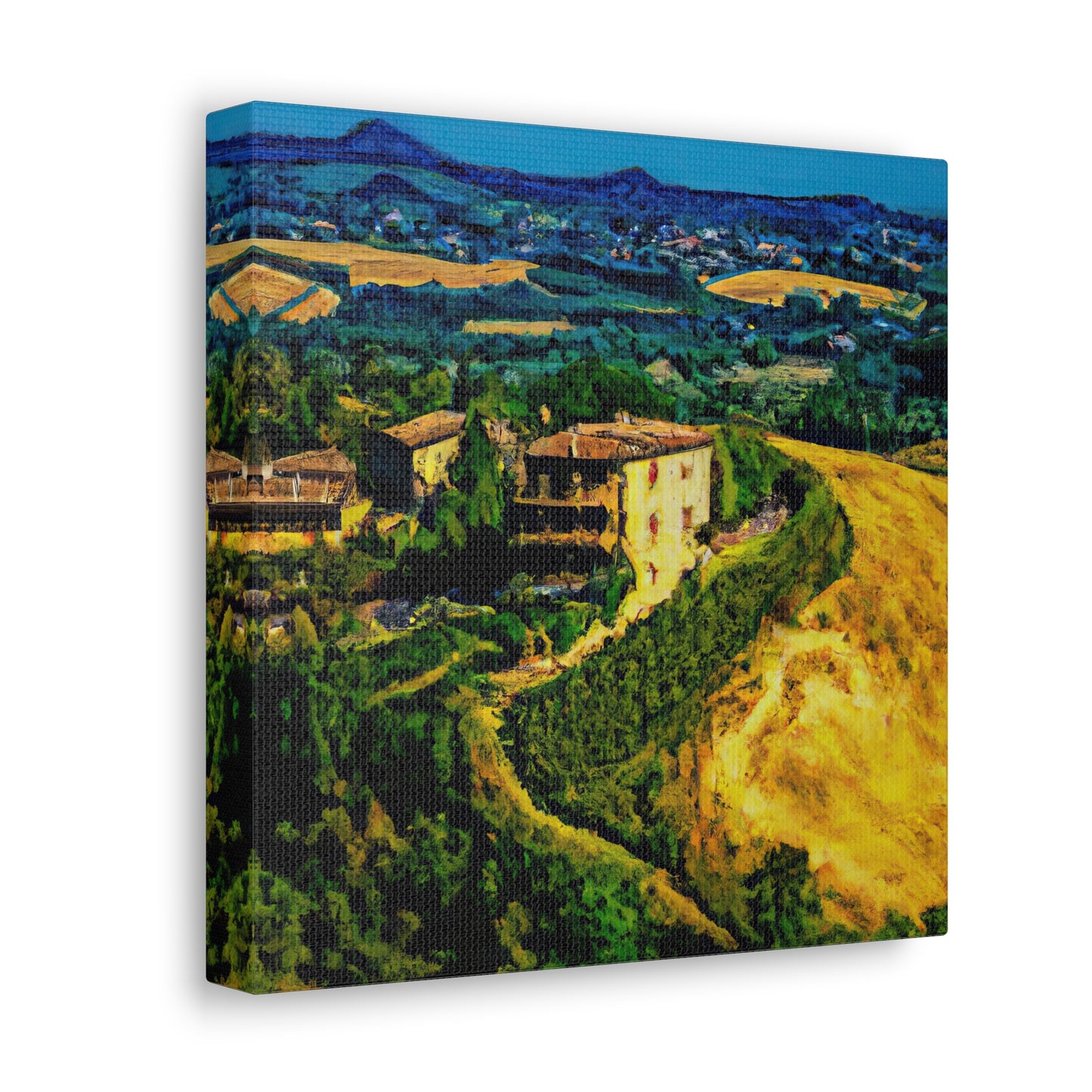 Scenic Italian Countryside Landscape Painting I Canvas Print