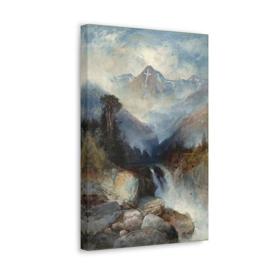 Mountain of the Holy Cross by Thomas Moran Canvas Print