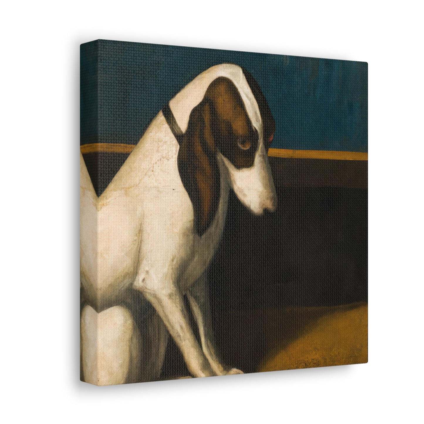 Classical Master Style Portrait of A Dog I Canvas Print