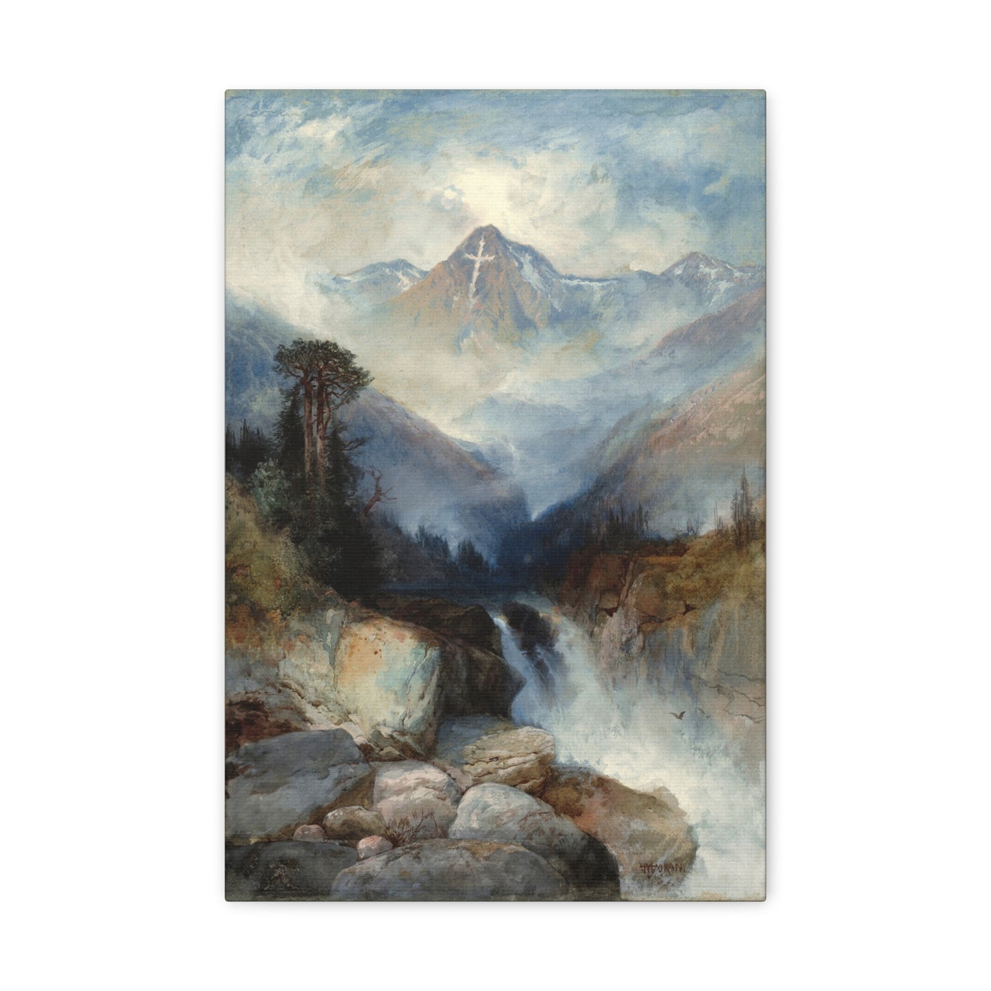 Mountain of the Holy Cross by Thomas Moran Canvas Print