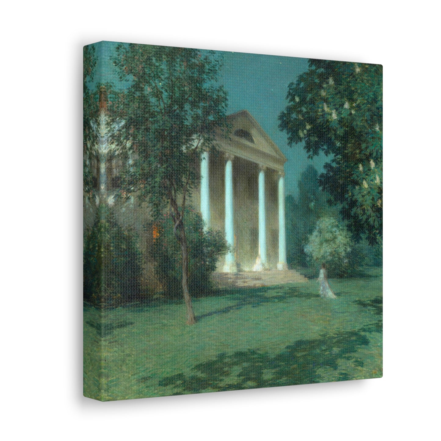 May Night by Willard Leroy Metcalf Canvas Print