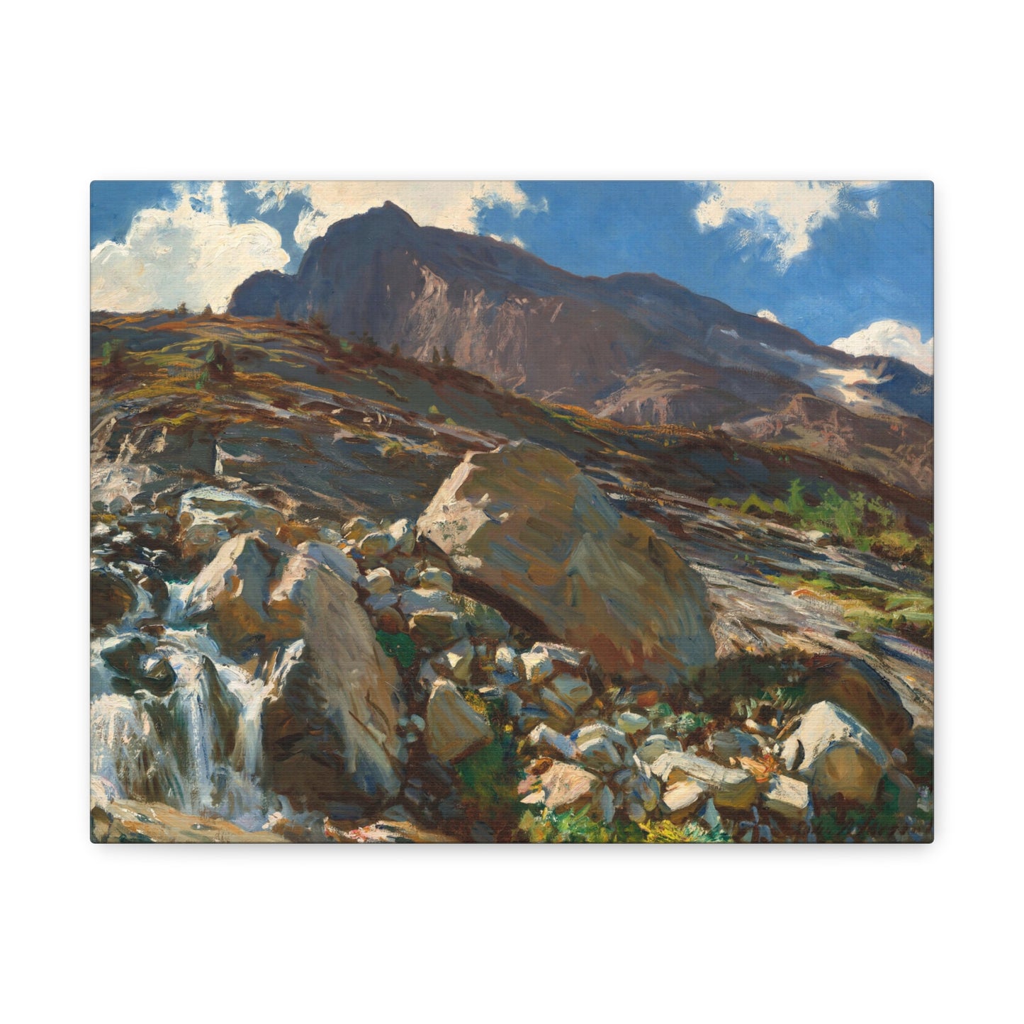 Simplon Pass by John Singer Sargent Canvas Print