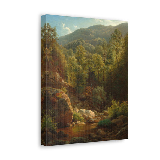 Scene in the Catskills by Paul Weber Canvas Print