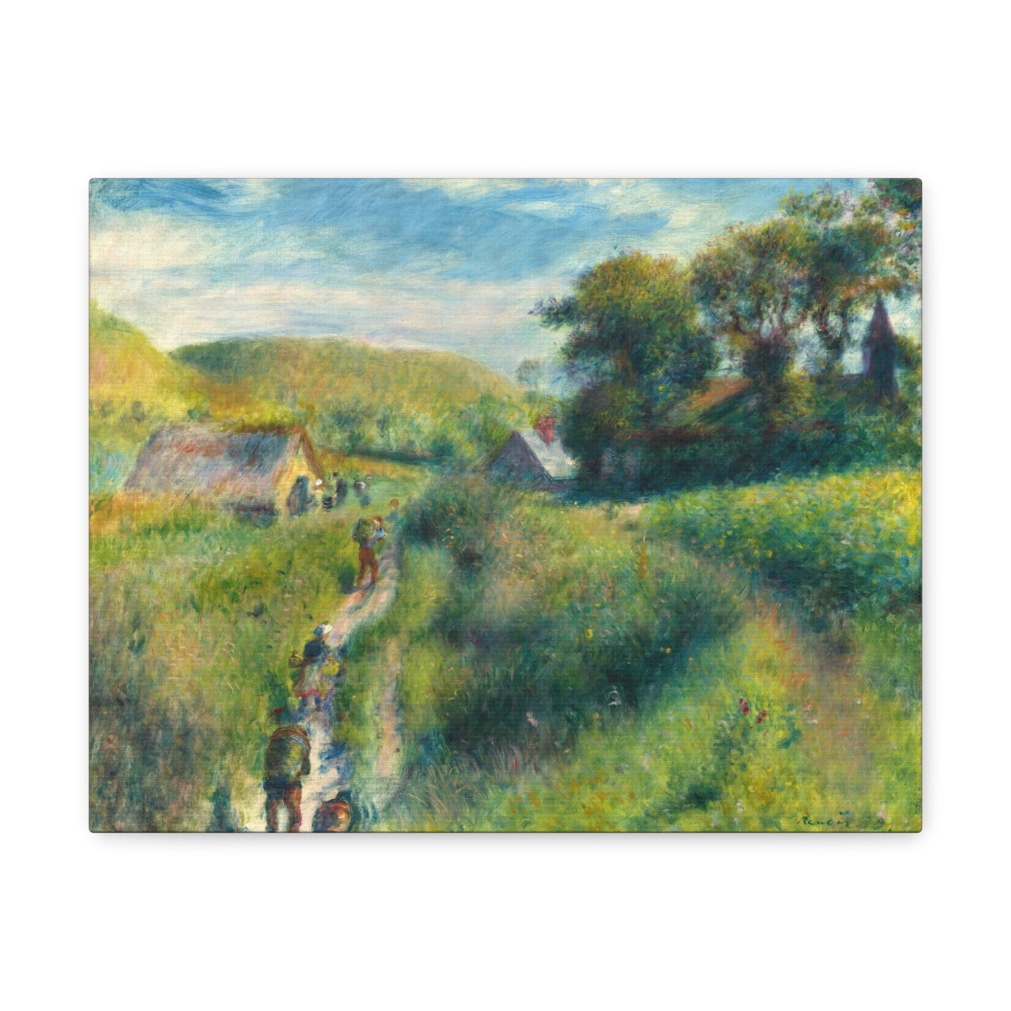 The Mussel Harvest by Auguste Renoir Canvas Print