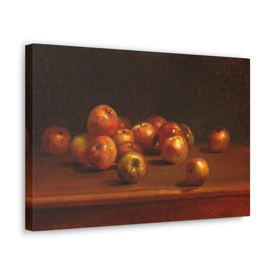 Still Life with Apples by Charles Ethan Porter Canvas Print