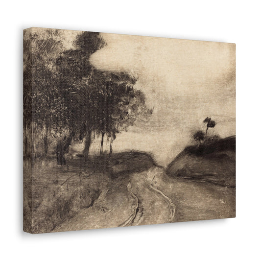 The Road (La route) by Edgar Degas Canvas Print