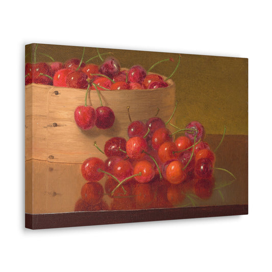 Red Cherries by Robert Spear Dunning Canvas Print