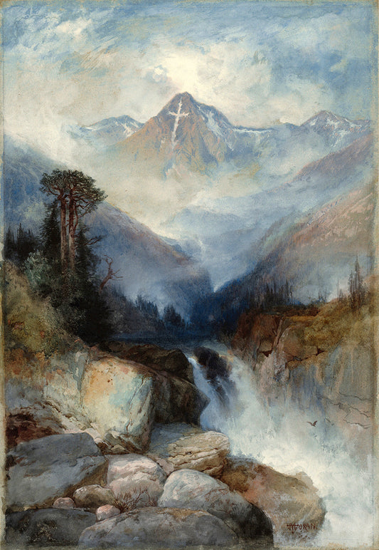 Mountain of the Holy Cross by Thomas Moran Art Print