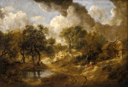 Landscape in Suffolk by Thomas Gainsborough Art Print