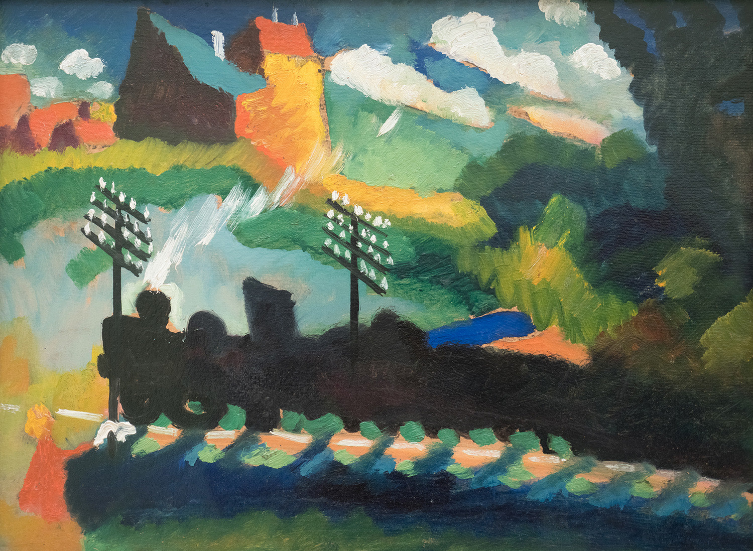 Railroad at Murnau by Wassily Kandinsky – Keep Calm Collection