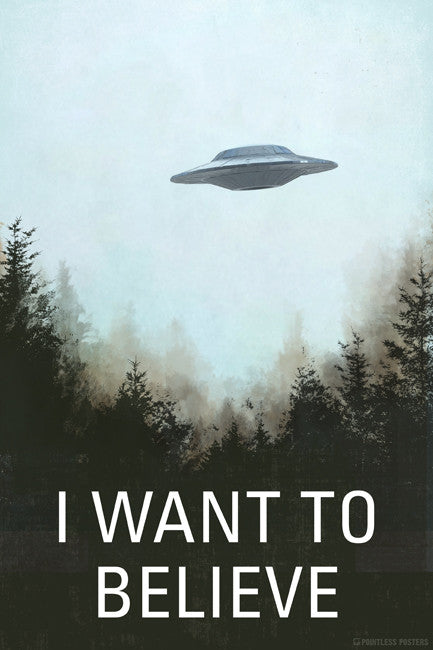 X-Files I Want To Believe Poster