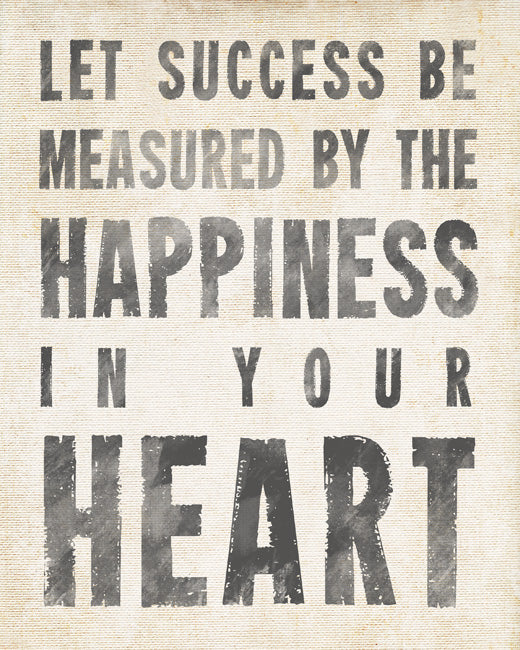 Let Success Be Measured, premium art print (antique white)